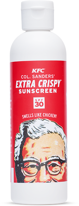 Illustration for article titled KFC Is Giving Away Sunscreen That Makes You Smell Like Fried Chicken